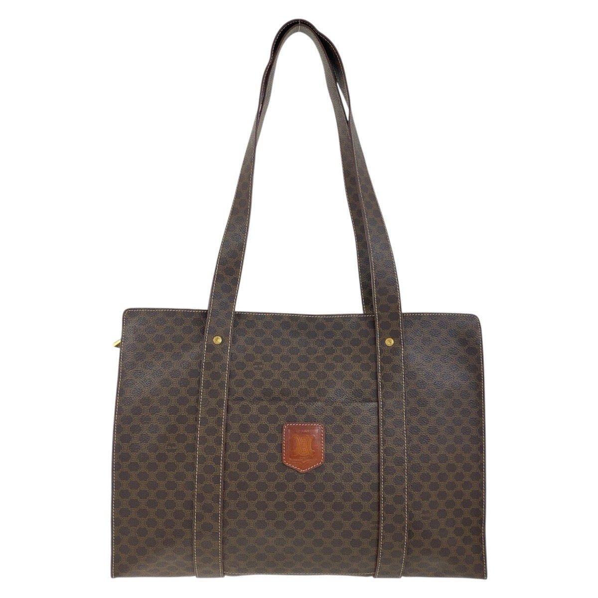 Tote Bag Mc Pvc Metal Macadam Brown Gold