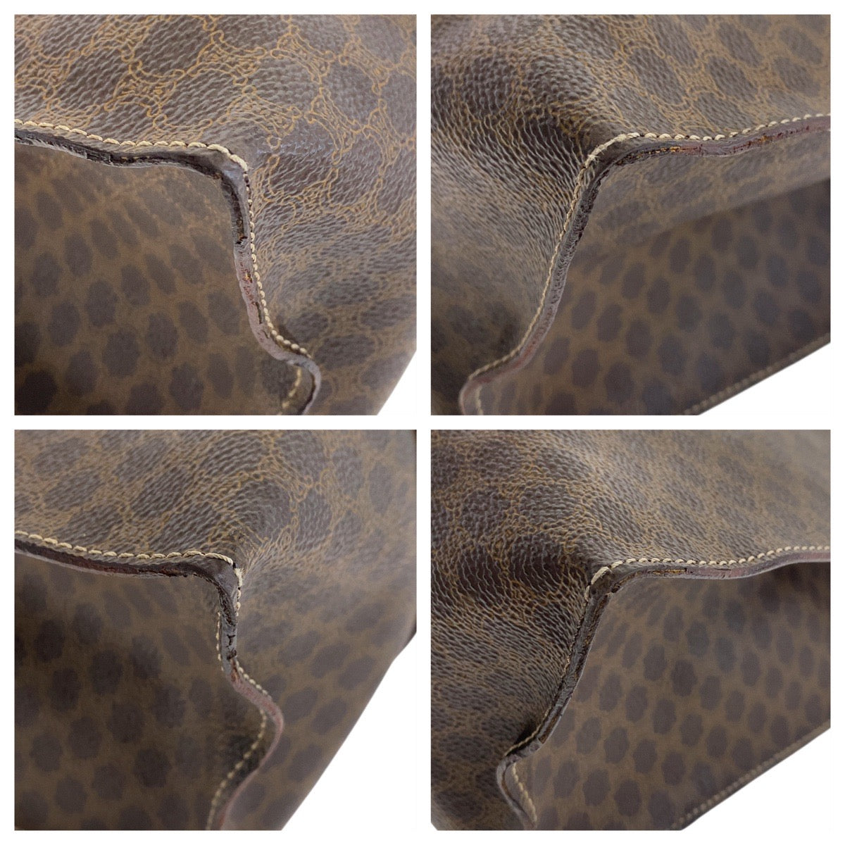 Tote Bag Mc Pvc Metal Macadam Brown Gold