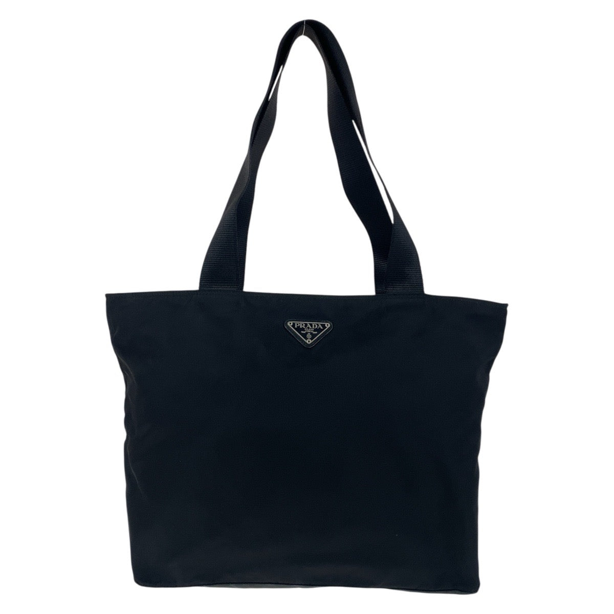 Tote Bag Silvermetal Tote Bag Shoulder Bag Nylon Black Logo Women