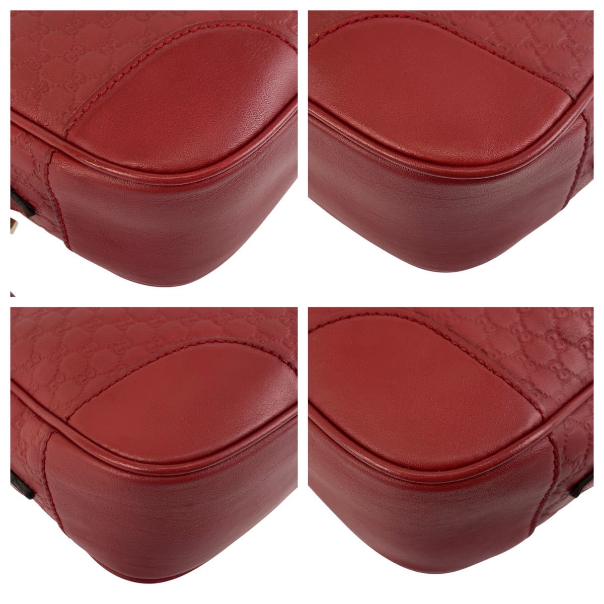 Gucci Microssima Shoulder Bag Leather Shoulder Bag