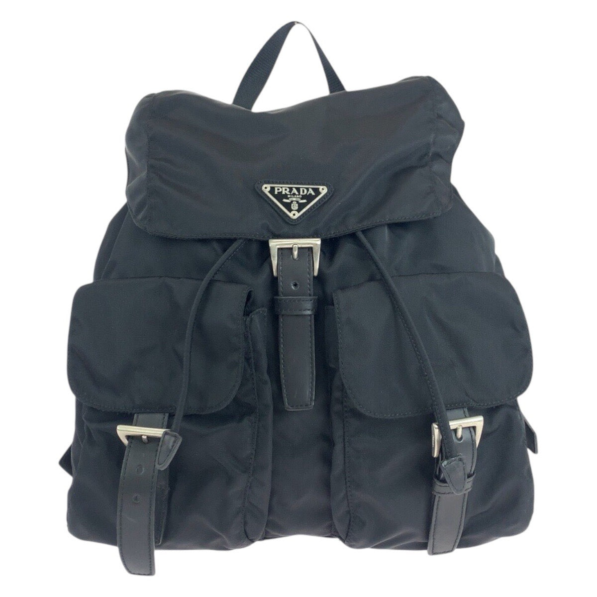 Backpack Silvermetal Test Handbag Leather Nylon