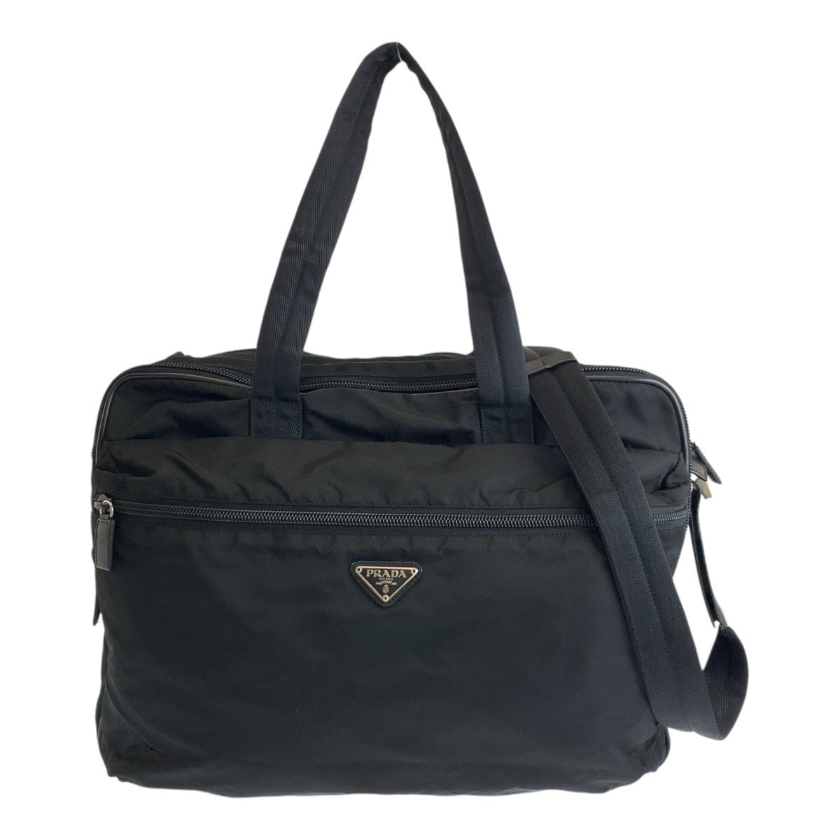 Prada Tessuto 2Way Business Bag Nylon Travel Bag