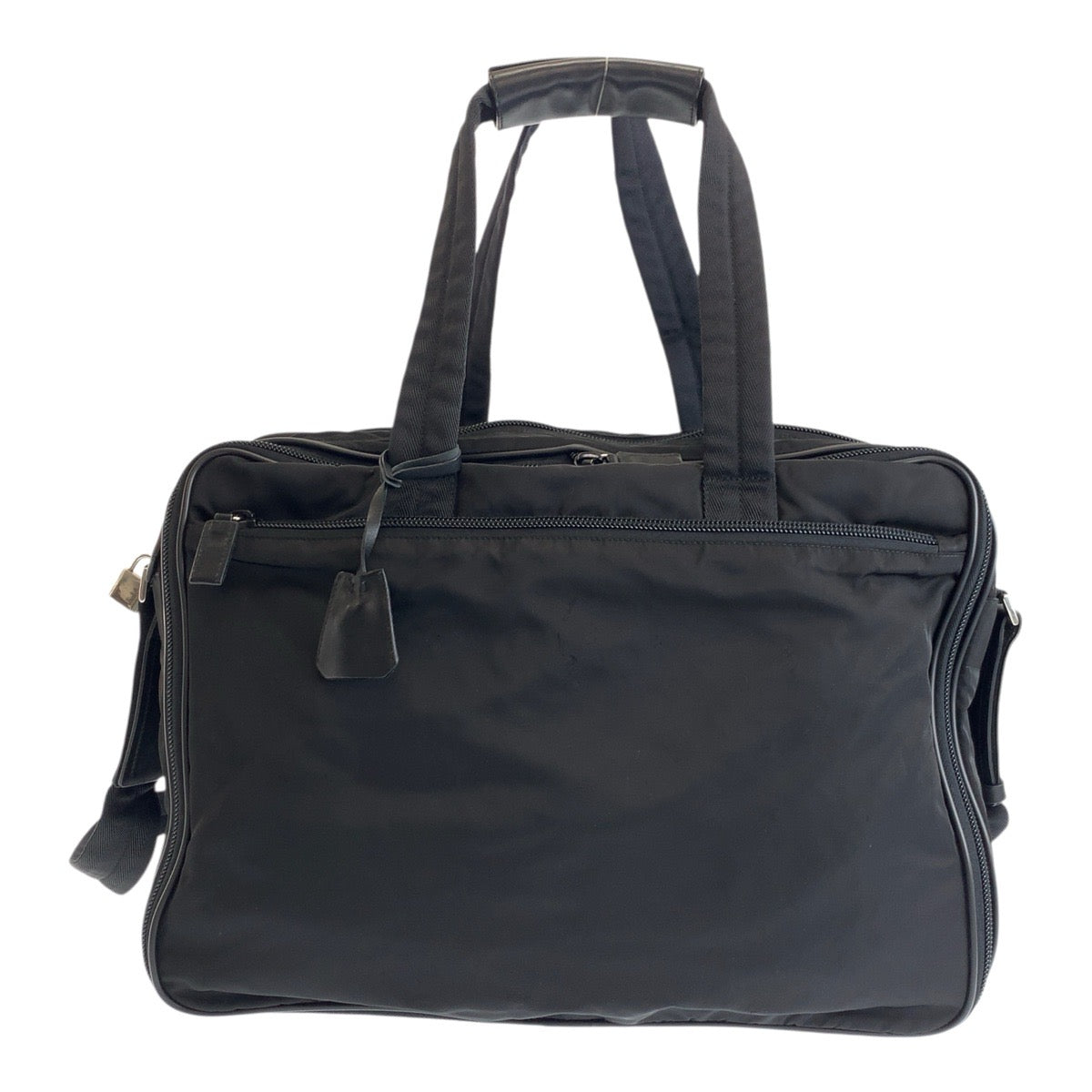 Prada Tessuto 2Way Business Bag Nylon Travel Bag