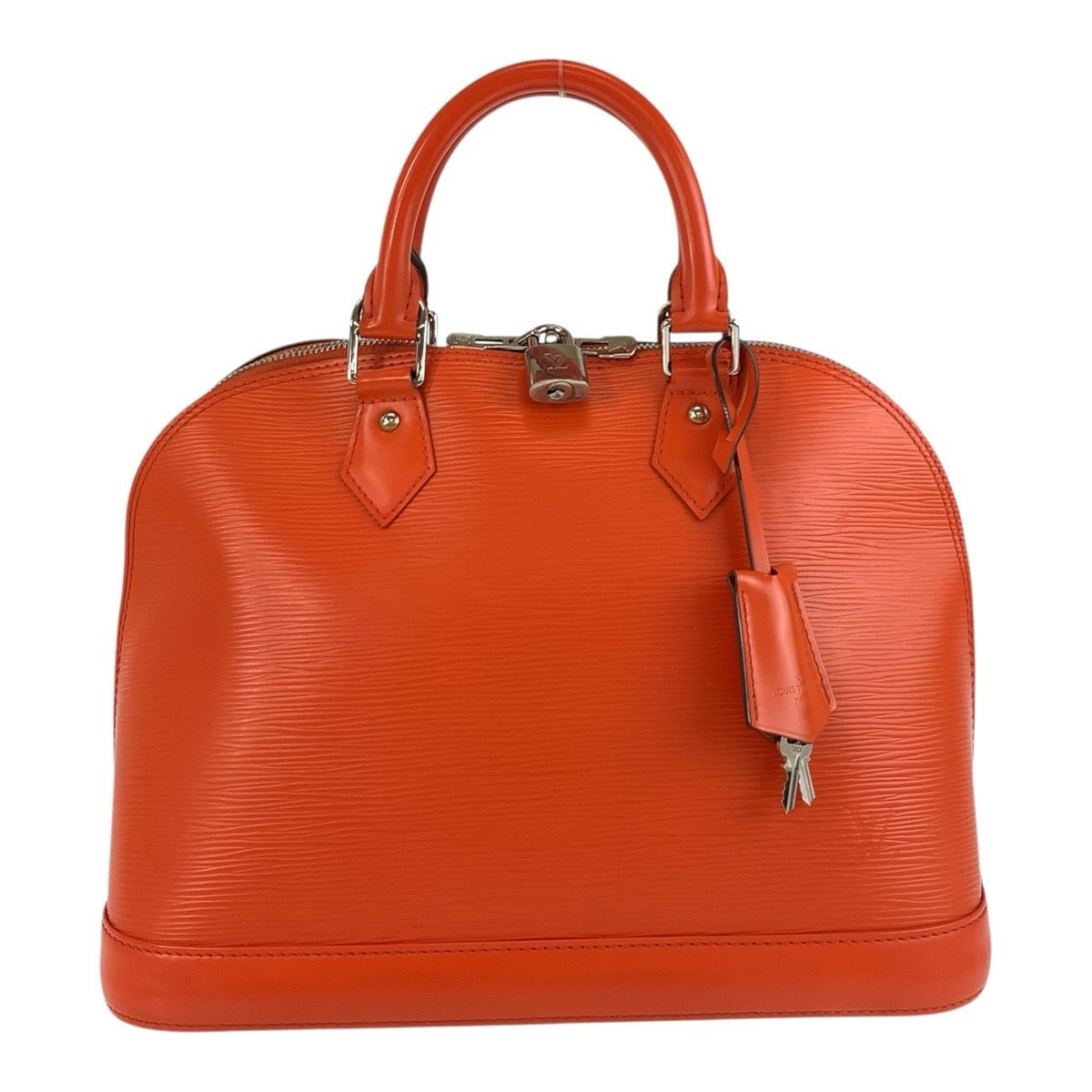 Louis Vuitton M40623 Pimon Leather Silver Orange Handbag