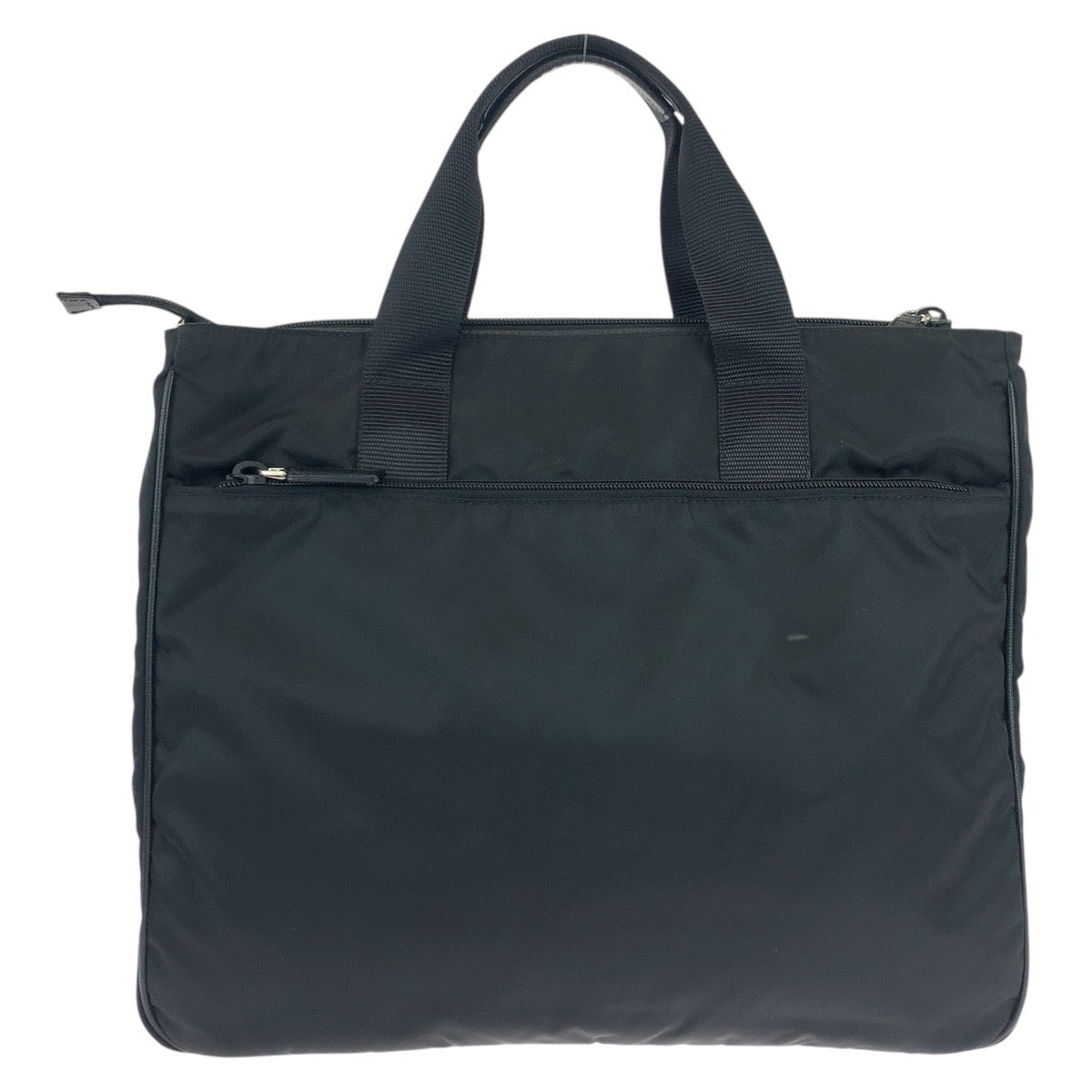 Business Bag Silvermetal Testo Saffiano Nylon Black Travel Bag