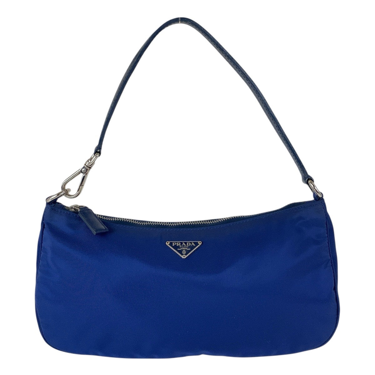 Metal Test Triangle With Logo Nylon Blue Travel Bag