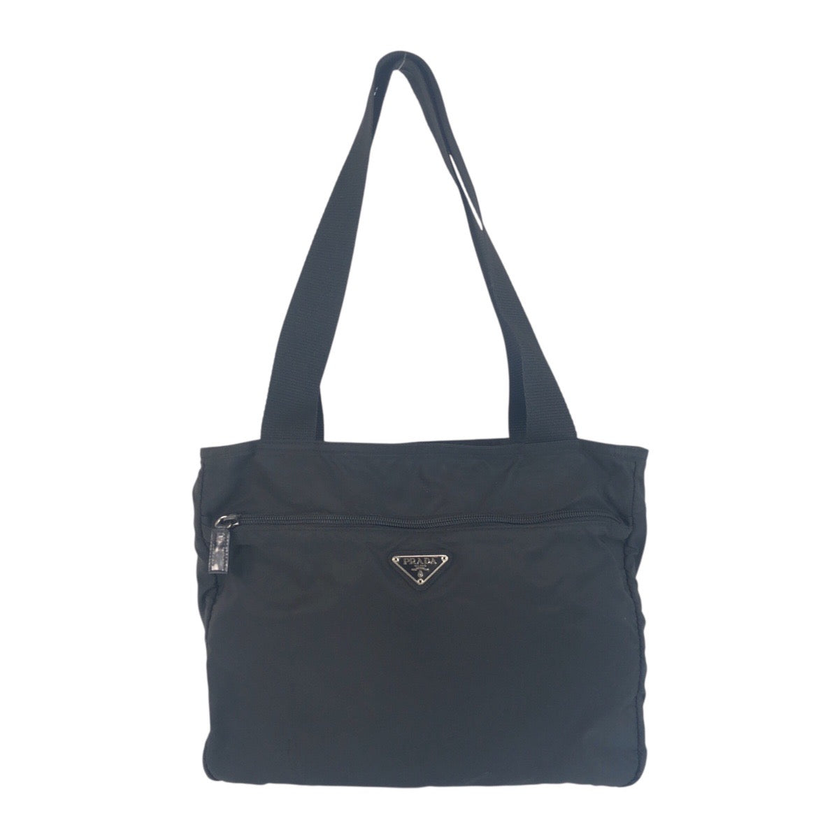 Prada Tessuto Triangle 2Way Tote Bag Logo