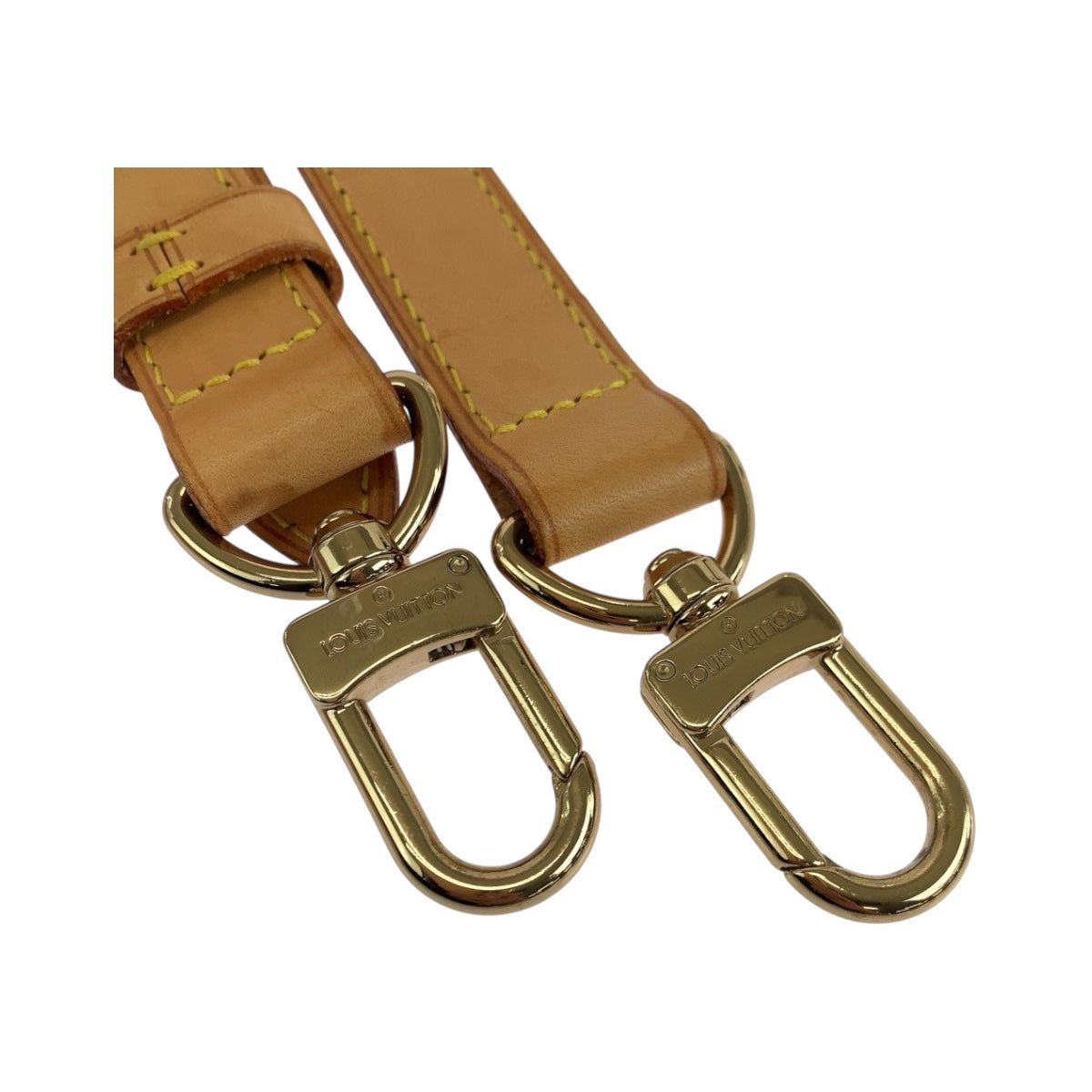Louis Vuitton strap Leather Brown Shoulder Bag 5