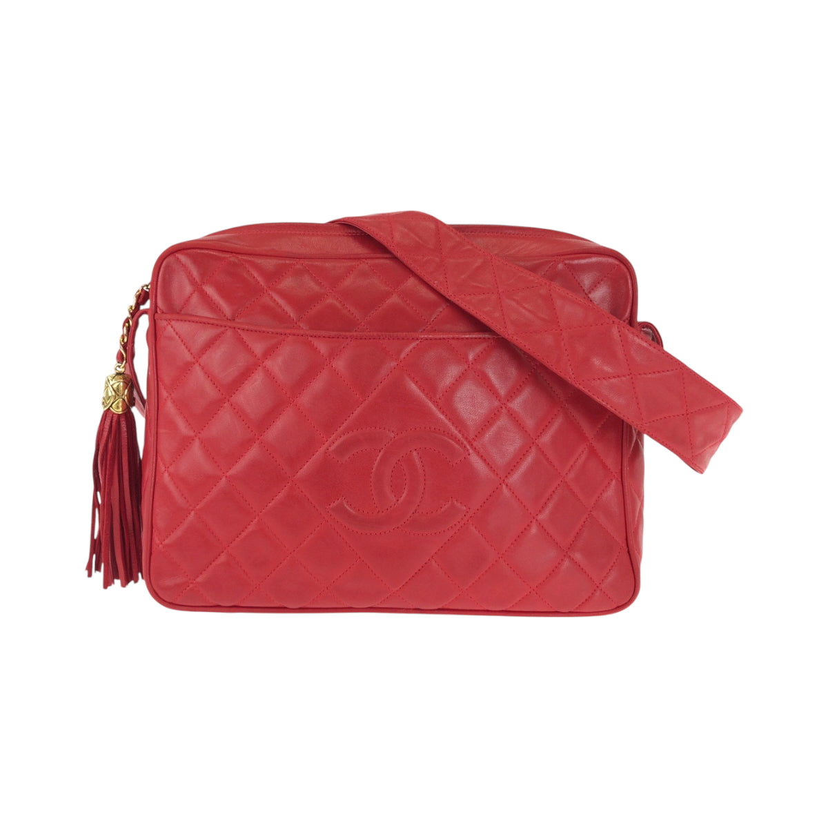 Chanel lambskin Red Gold Jewelry