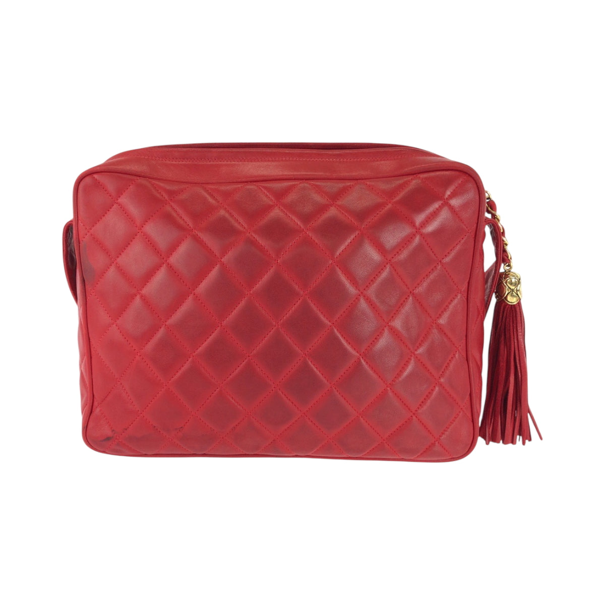 Chanel lambskin Red Gold Jewelry