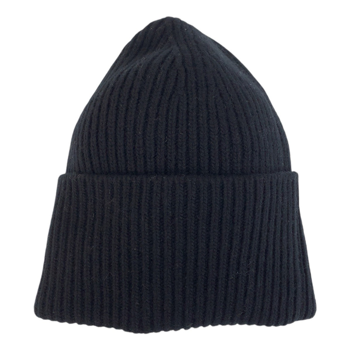 Louis Vuitton Knit M77872 Headline Beanie No Monogram Wool Black White Apparel