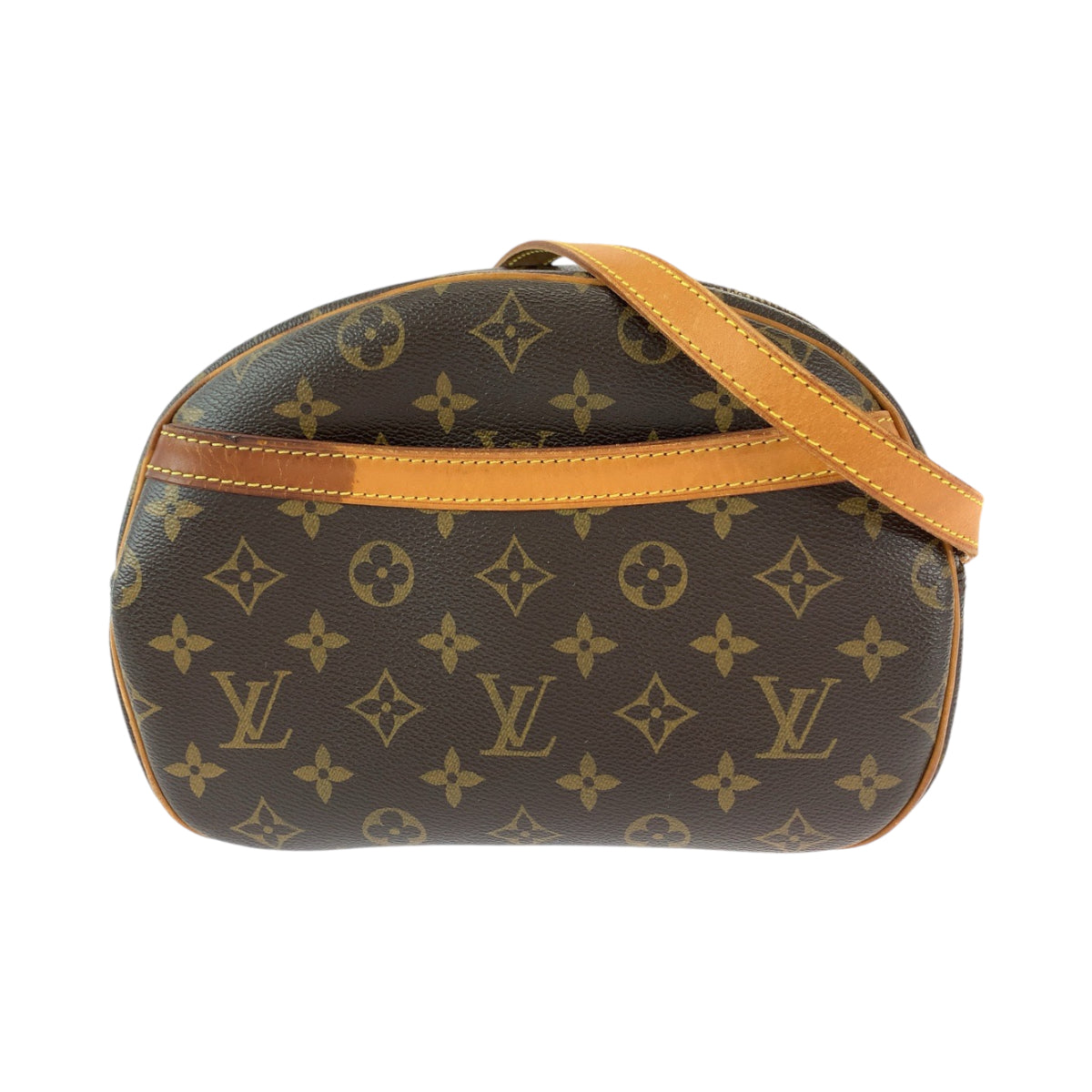 Louis Vuitton M51221 PVC Monogram Brown Gold Shoulder Bag