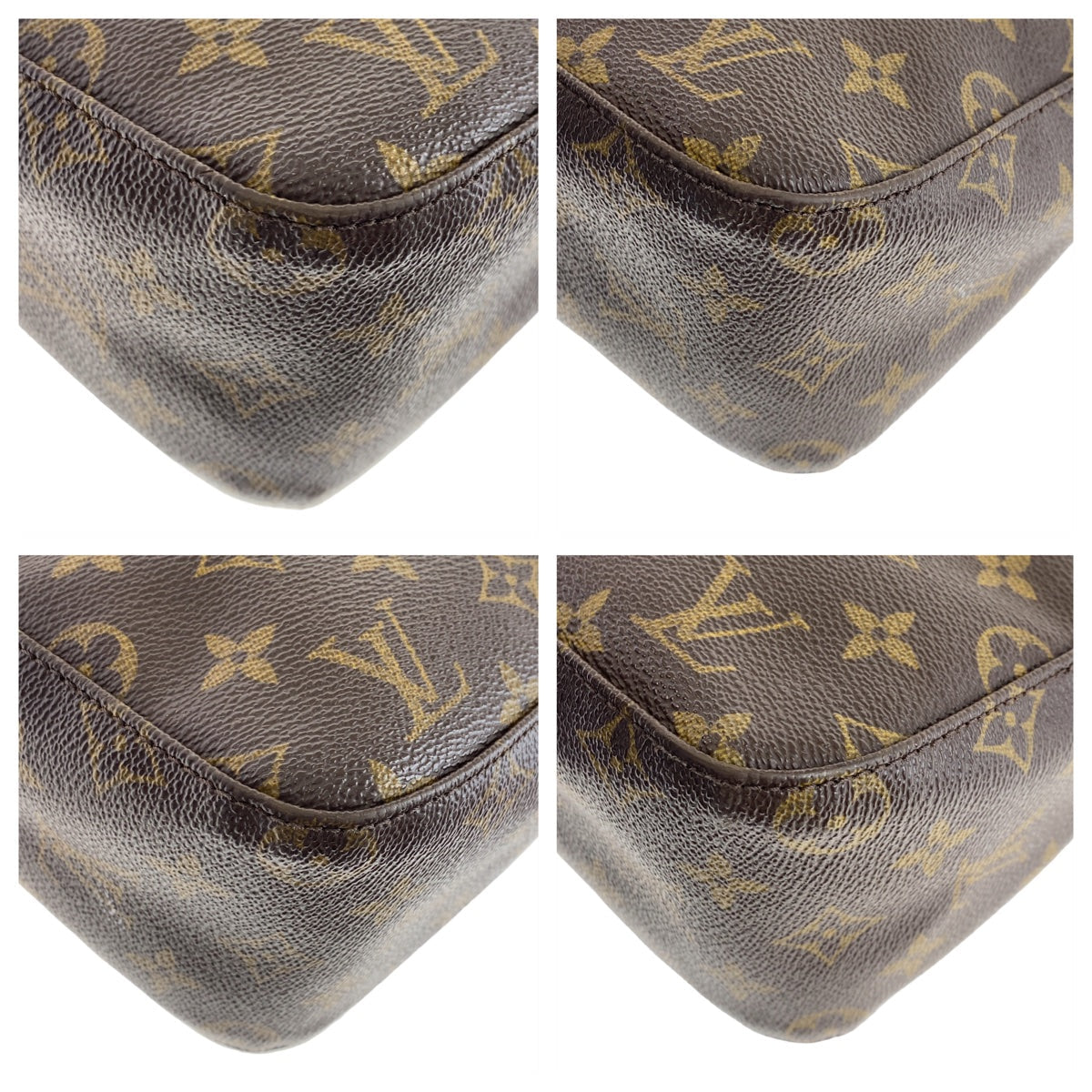Louis Vuitton M51146 PVC Monogram Brown Gold Shoulder Bag 2