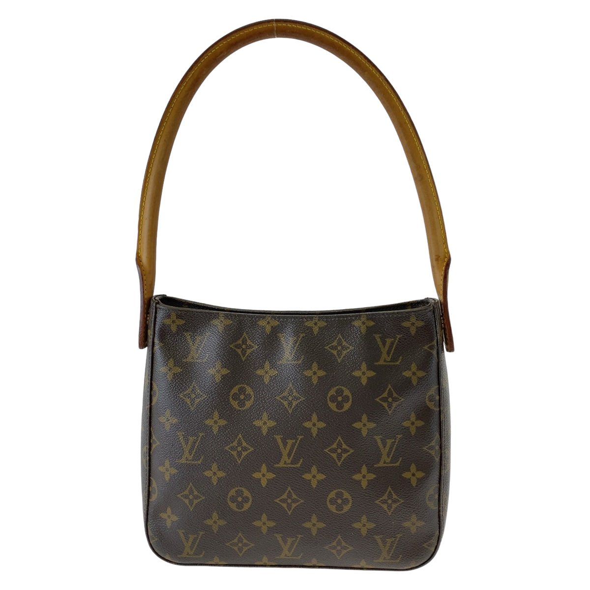 Louis Vuitton M51146 PVC Monogram Brown Gold Shoulder Bag