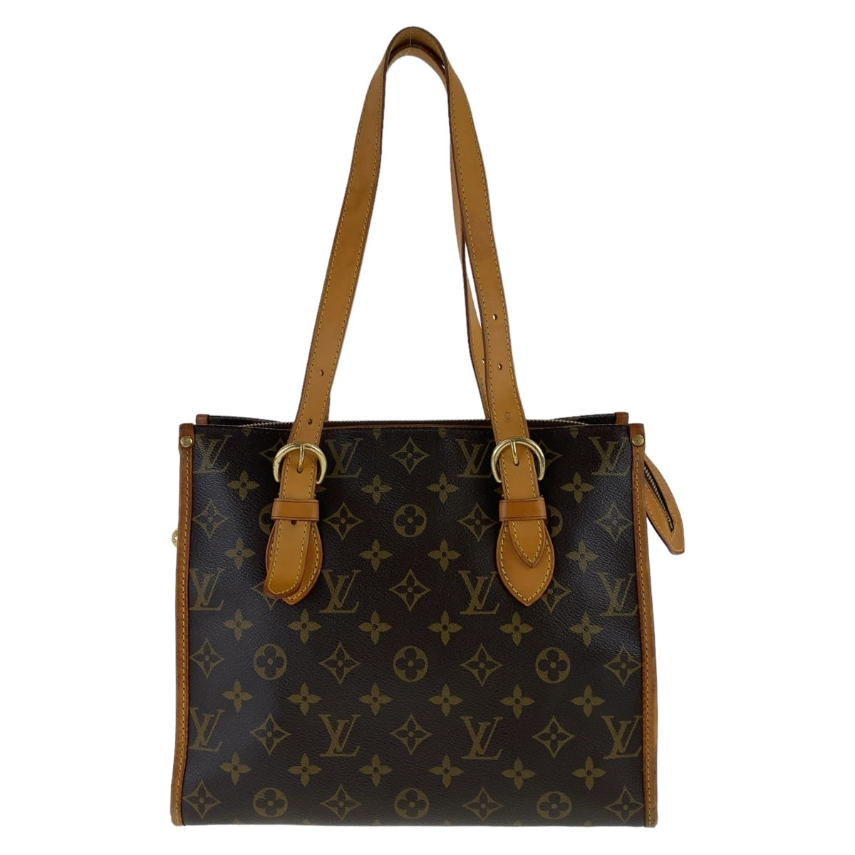 Louis Vuitton M40007 PVC Monogram Brown Gold Tote Bag