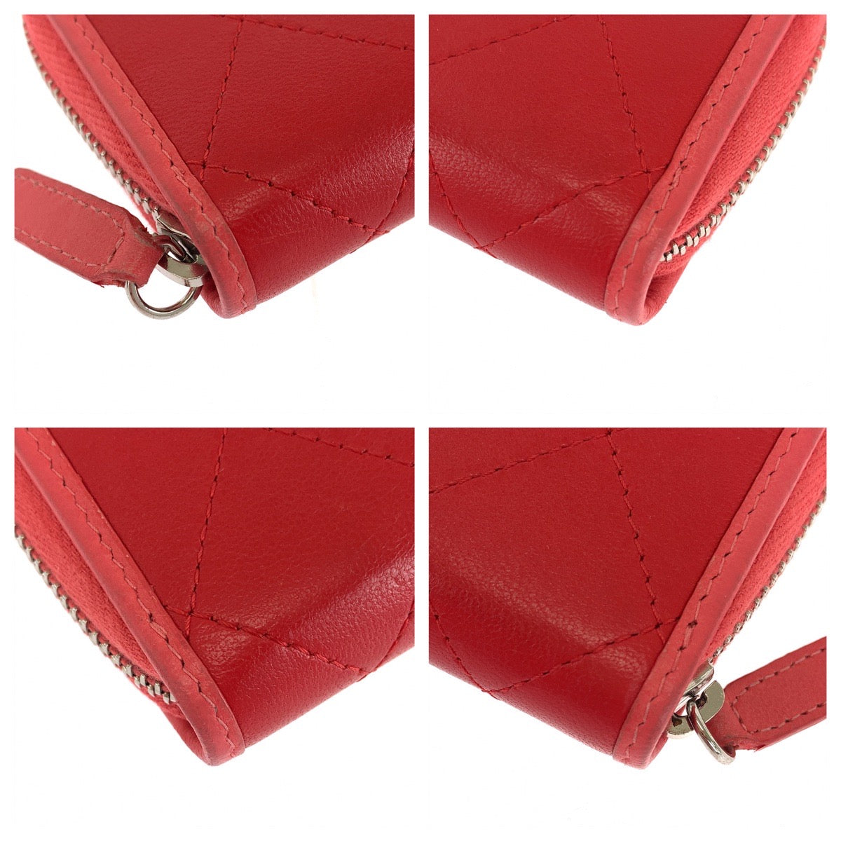 Chanel Coco Mark Matelassé Lambskin Compact Wallet