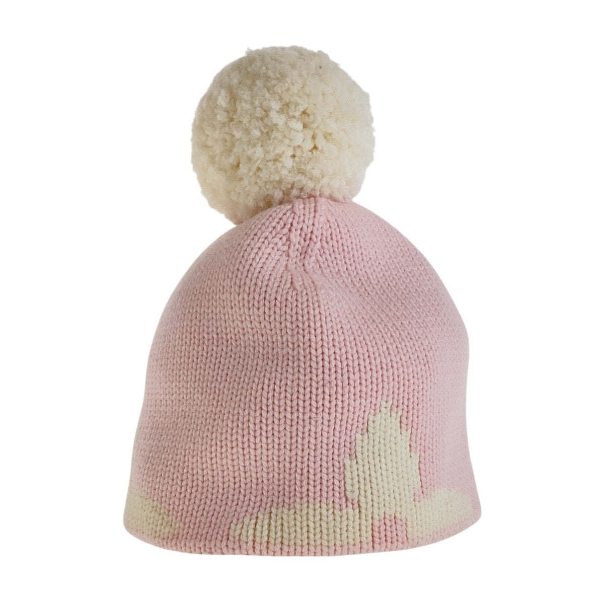 Louis Vuitton Knit M70841 Bonnet morning rum Wool White Pink Apparel