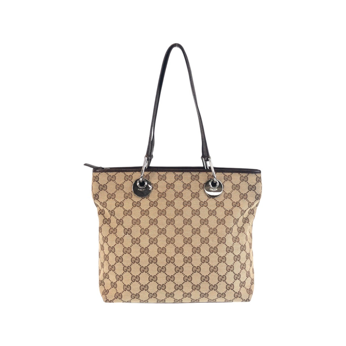 Gucci GG Canvas Beige Tote Bag 2