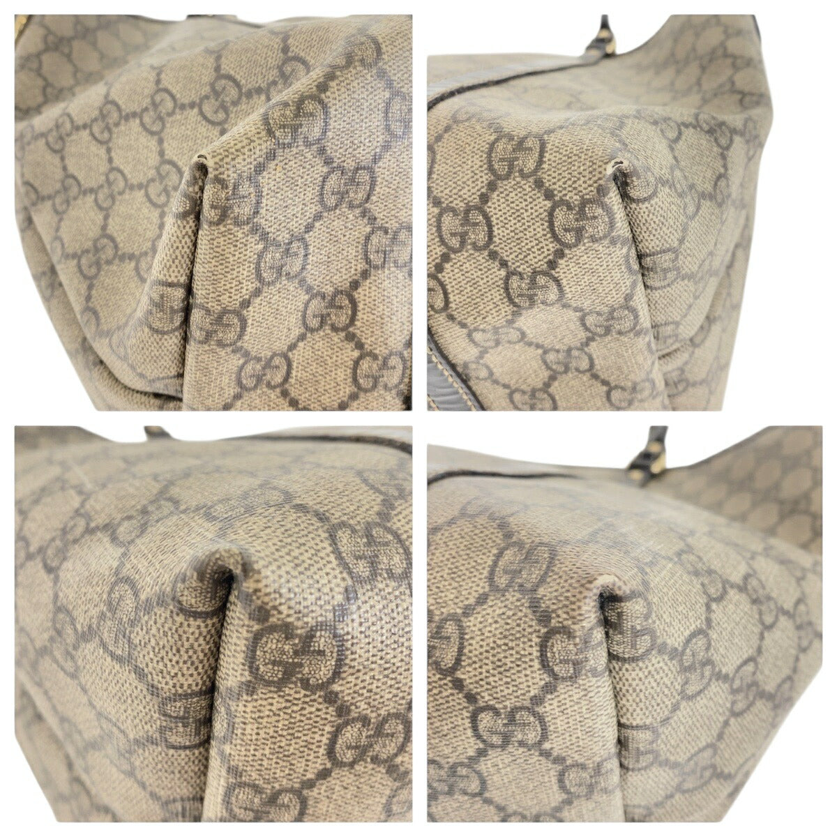 Gucci Supreme 2Way Bag Canvas Travel Bag