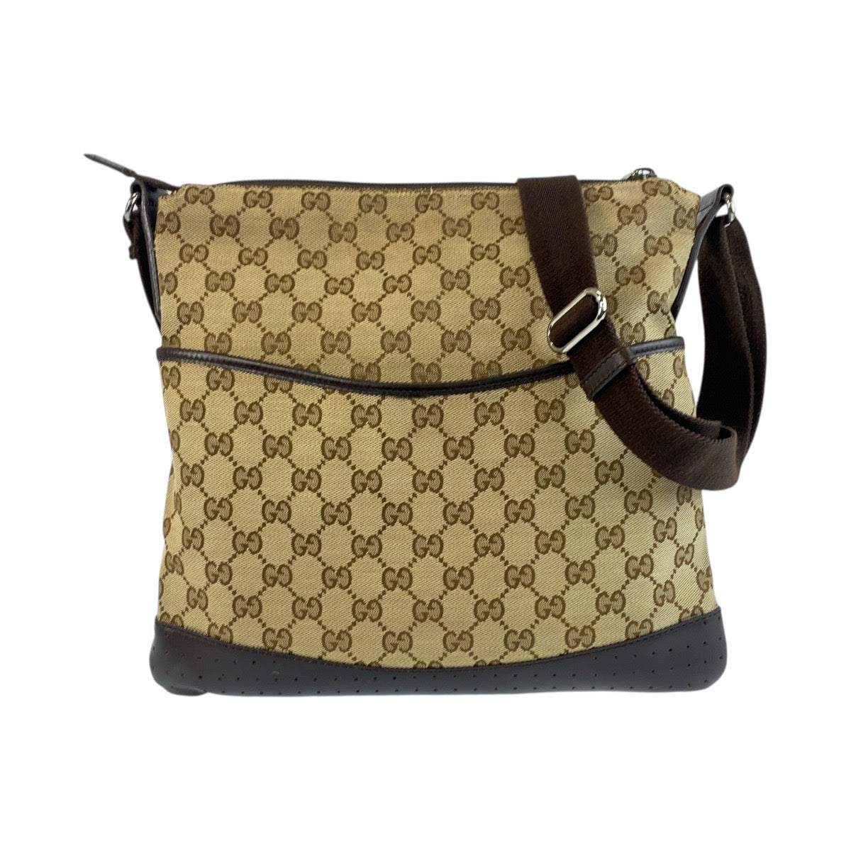 Gucci Shoulder Bag Leather Canvas Bag 13