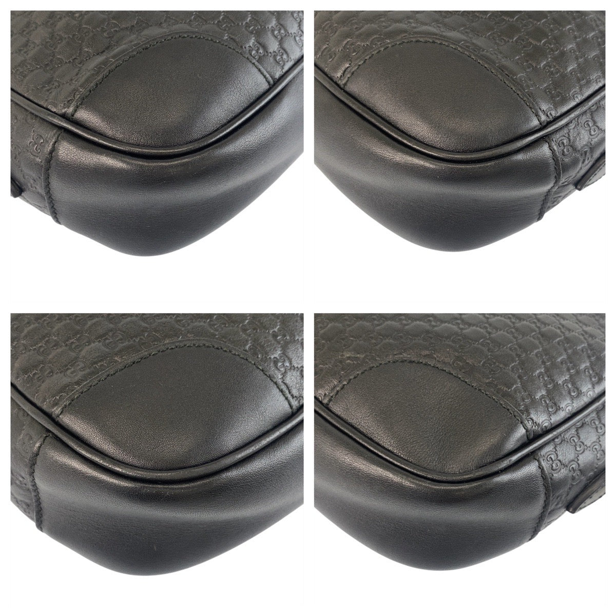Gucci Microssima Interlocking Shoulder Bag Leather