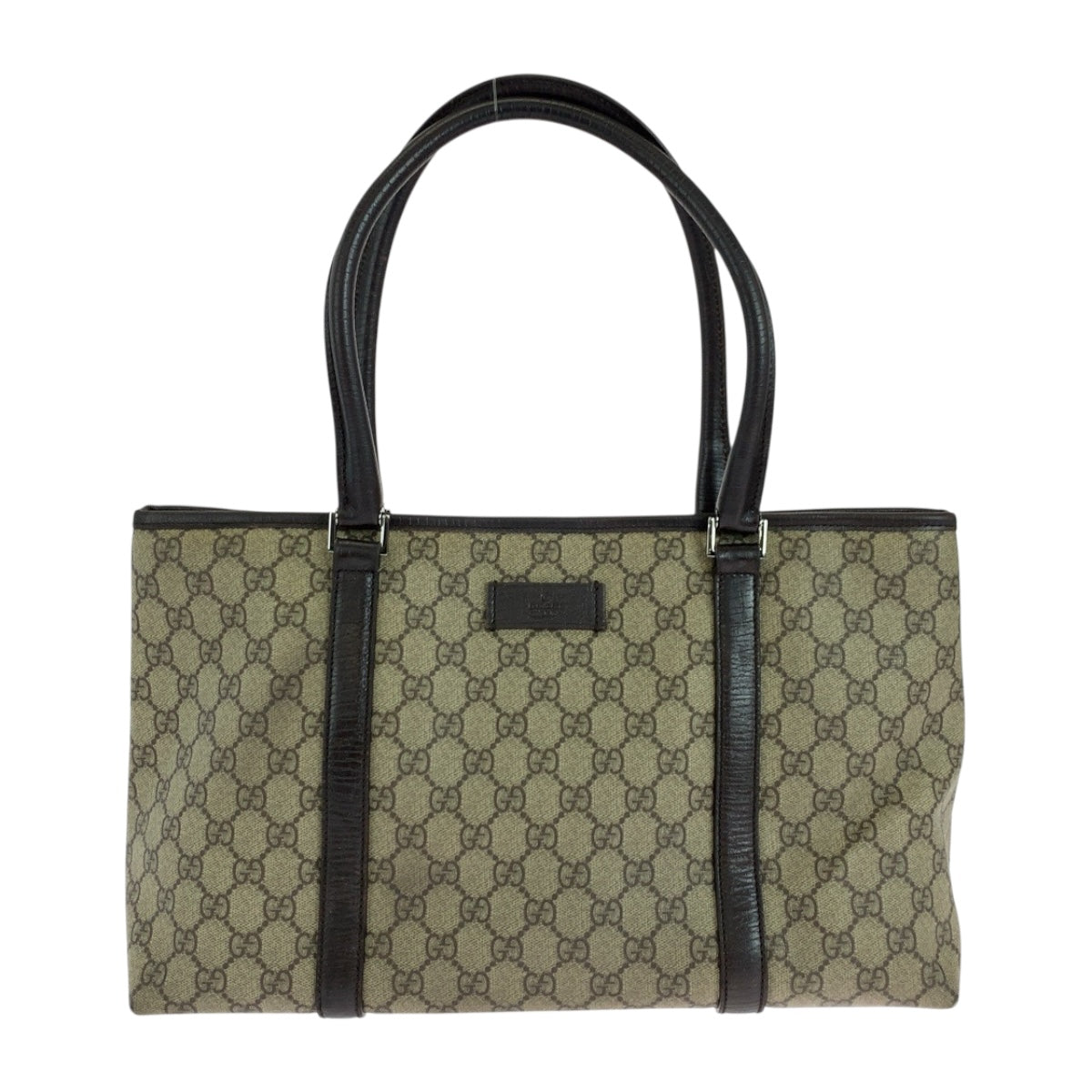 Gucci GG Supreme Canvas Beige Tote Bag