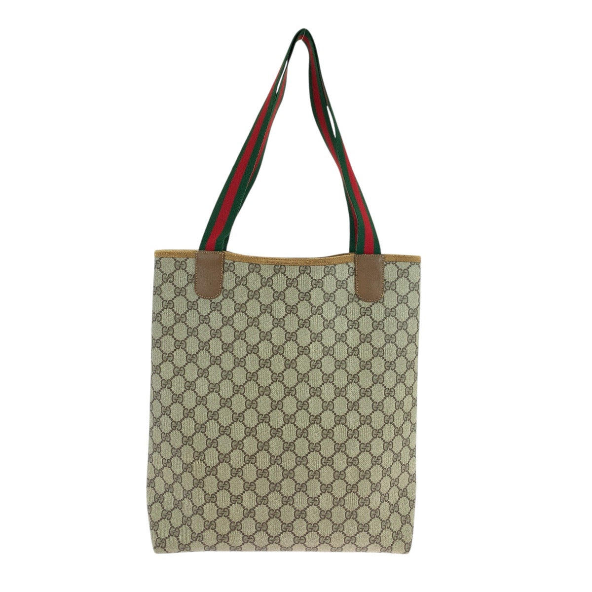Gucci 39.02.003 GG Supreme Sherry line Canvas Beige Tote Bag