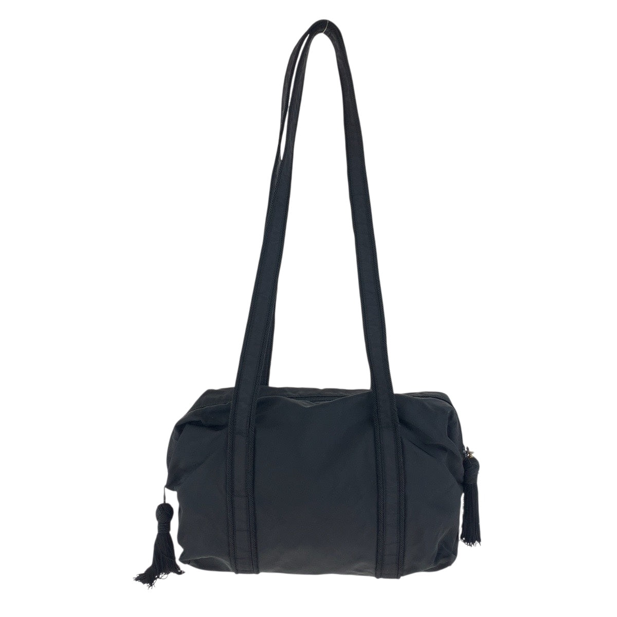 Shoulder Bag Silvermetal Test Logo Nylon Black