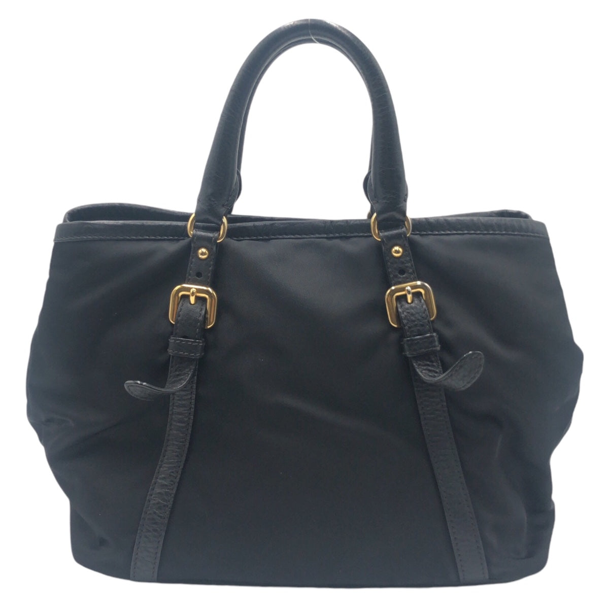 Shoulder Bag Goldmetal Test Nylon Black