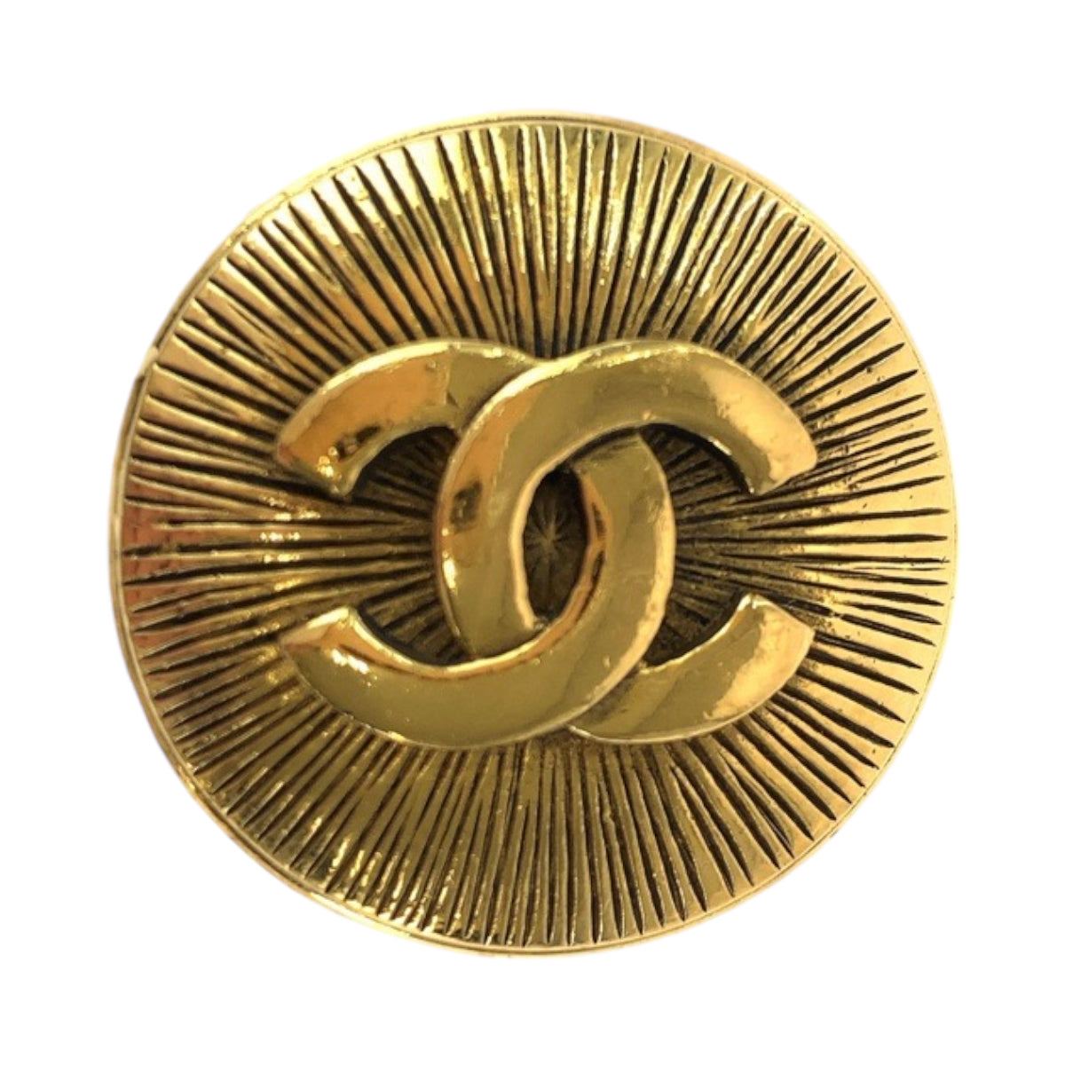 Chanel Brooch plating COCO Mark Gold Handbag