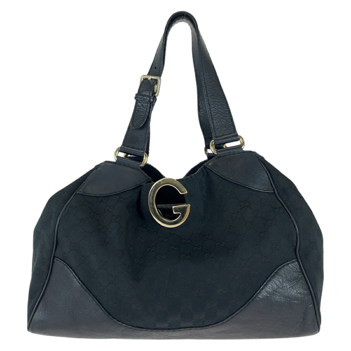 Gucci 2Way Bag Leather Canvas Travel Bag Bag 16