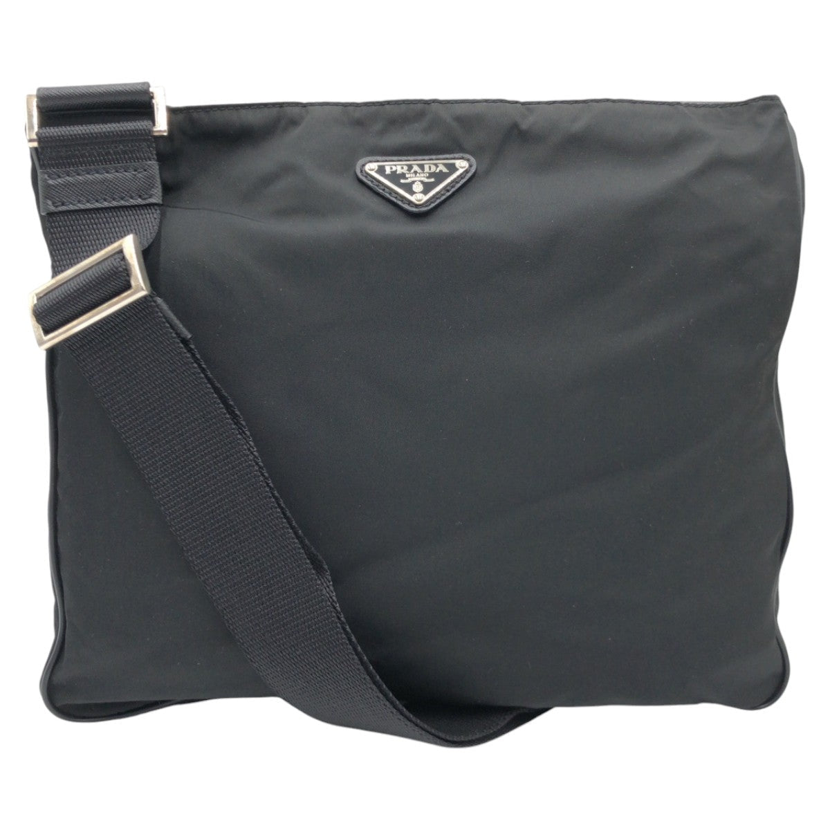 Shoulder Bag Test Triangular Nylon Black