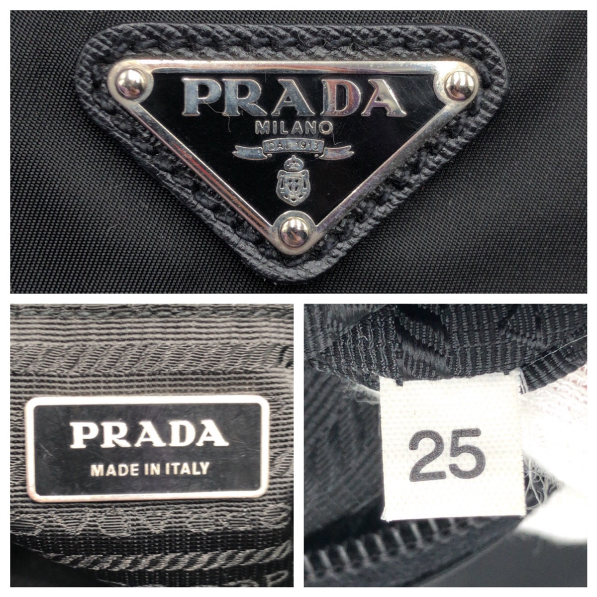Shoulder Bag Test Triangular Nylon Black