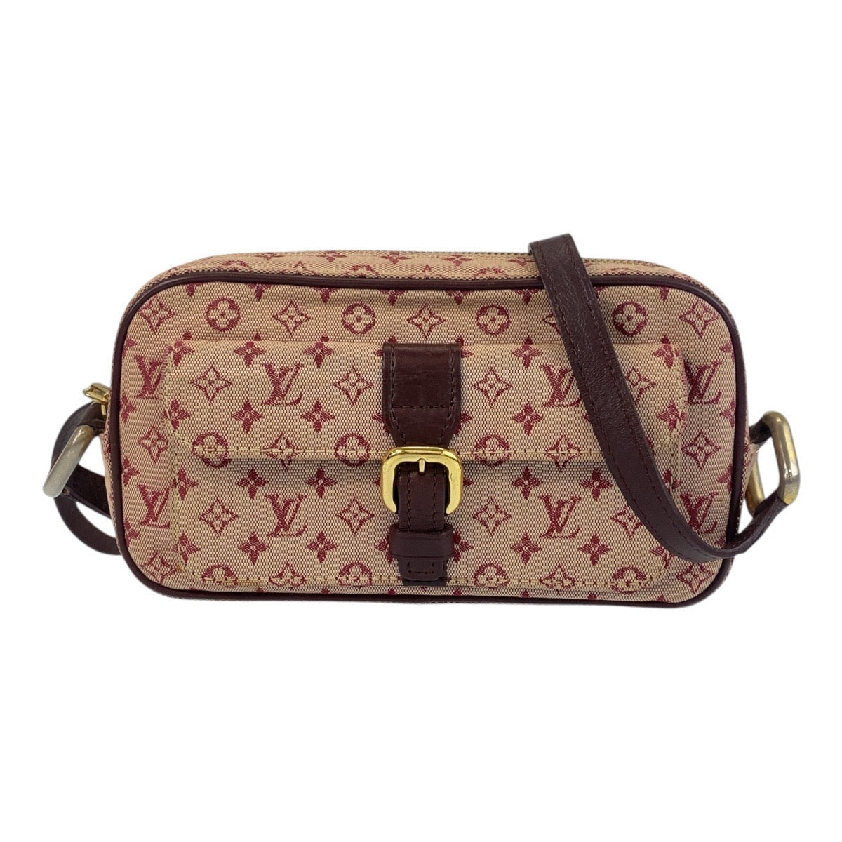 Louis Vuitton M92219 Gold Monogram Canvas Brown Pink Shoulder Bag
