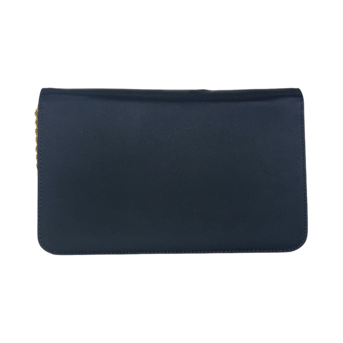 Shoulder Bag Goldmetal Triomphe Blason Satin Black
