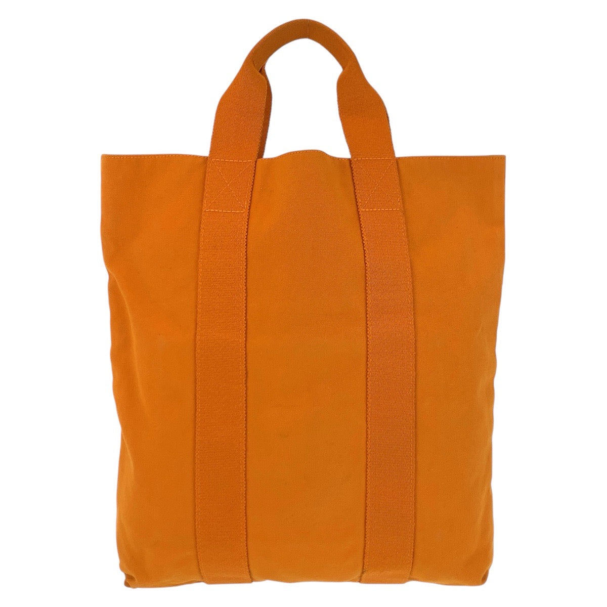 Tote Bag Orange Fool Toe Cabas French Canvas