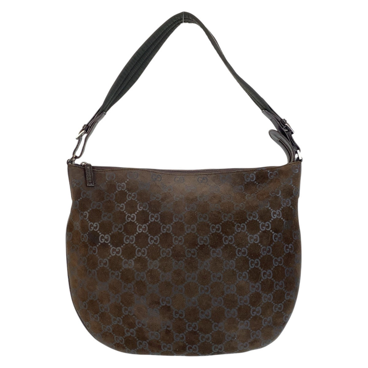 Gucci 001 GG Canvas Brown Shoulder Bag