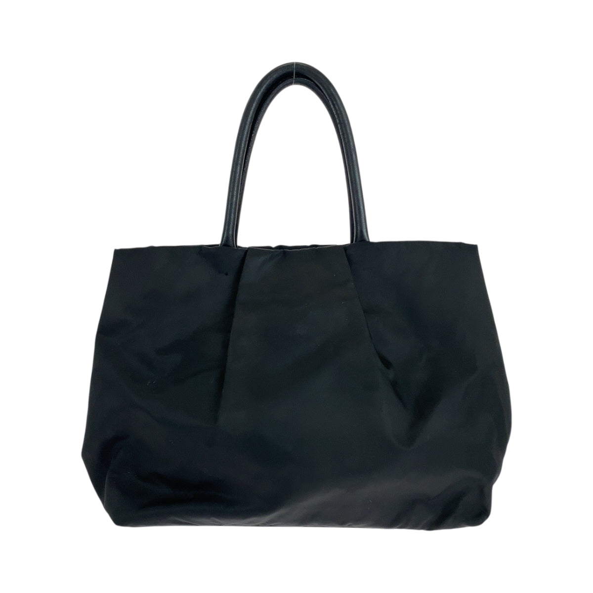 Tote Bag Silvermetal Test Ribbon Trianglewith Logo Nylon Black