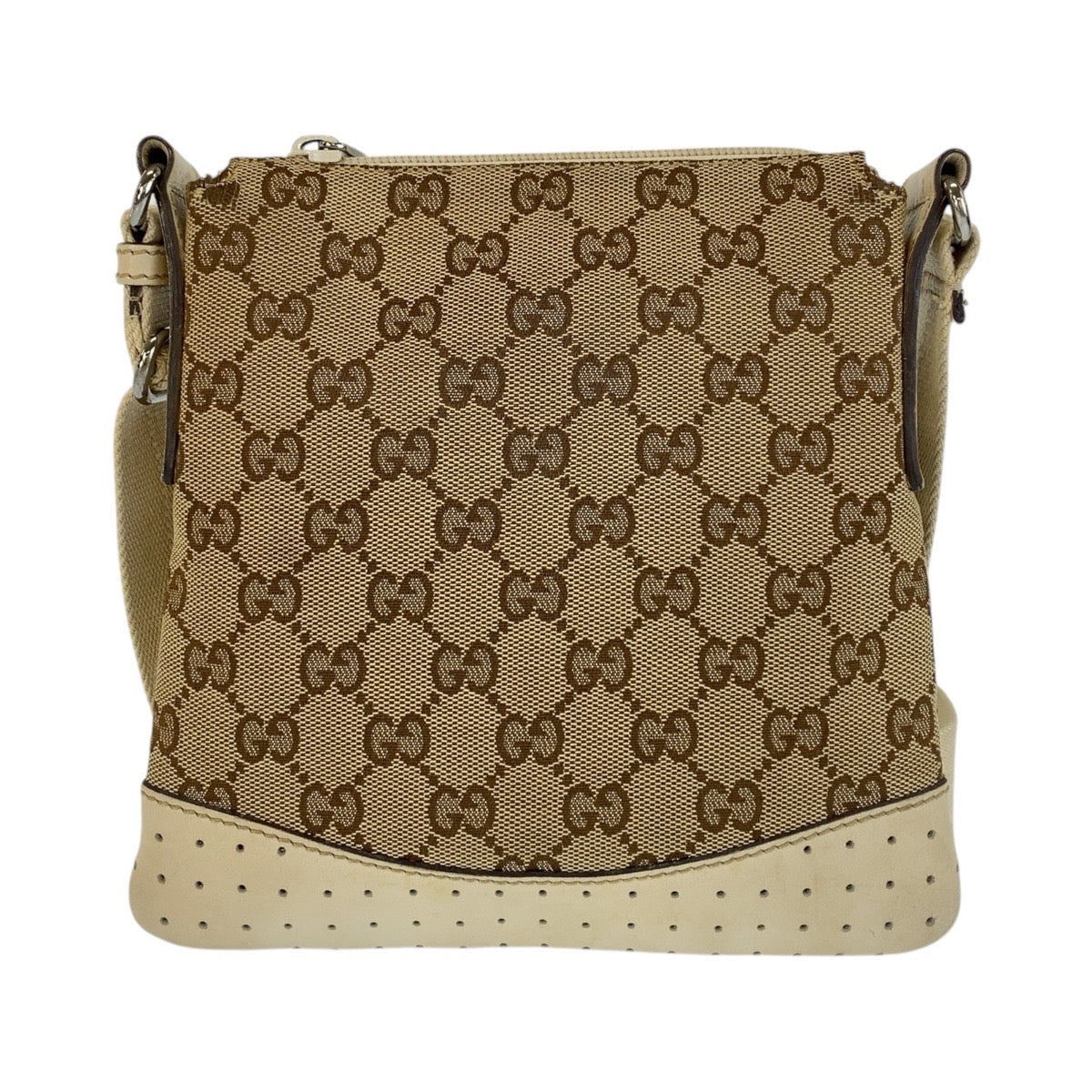 Gucci Shoulder Bag Leather Canvas Bag 11