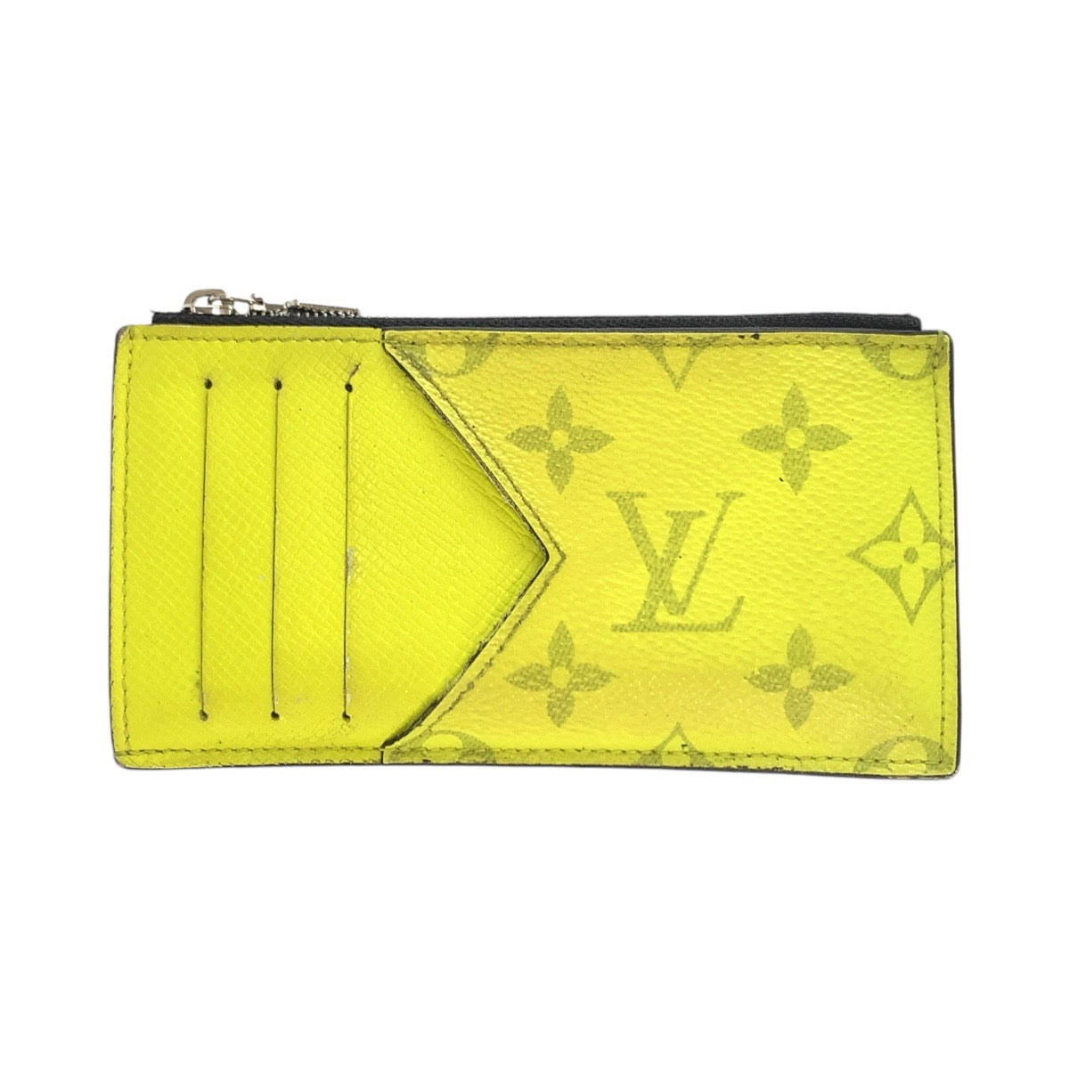 Louis Vuitton Coin M30320 PVC Fluorescent yellow Wallet Case