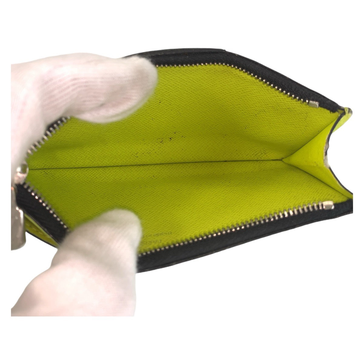 Louis Vuitton Coin M30320 PVC Fluorescent yellow Wallet Case