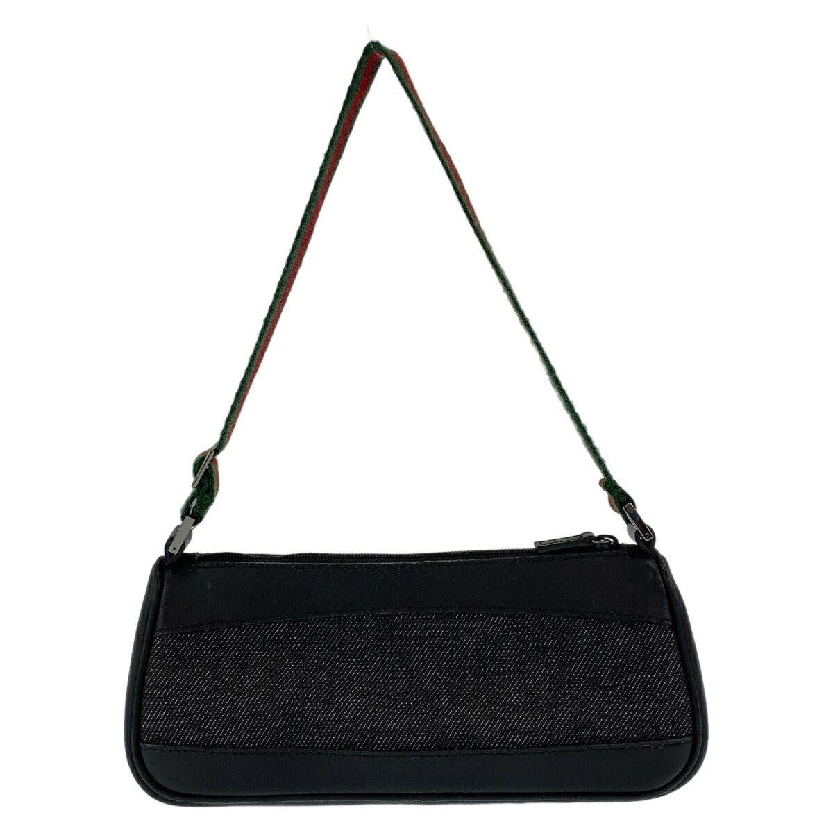 Gucci Sherry Line Handbag Leather Canvas Travel Bag