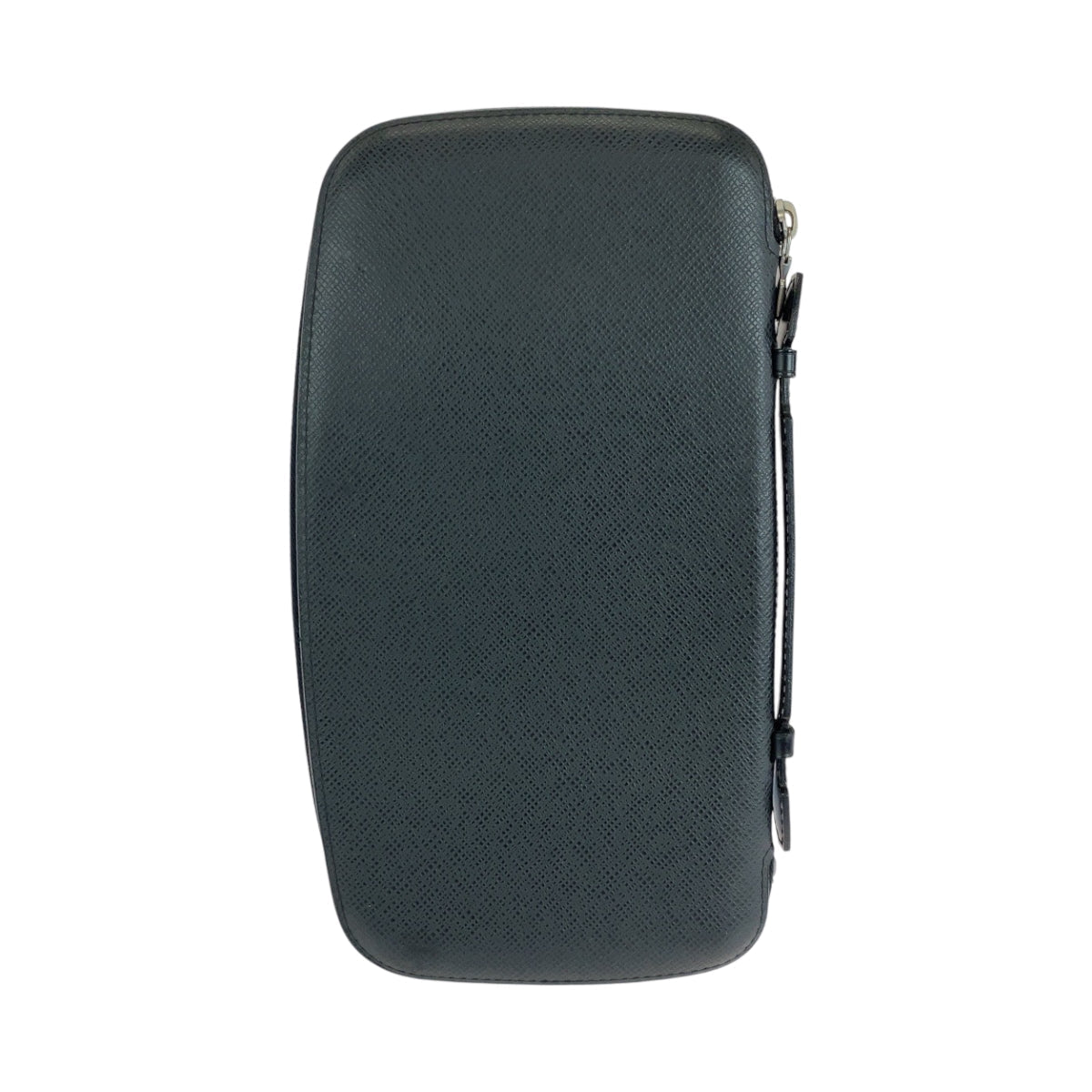 Louis Vuitton Long Purse M30652 Taiga SilverMetal Black Wallet Case