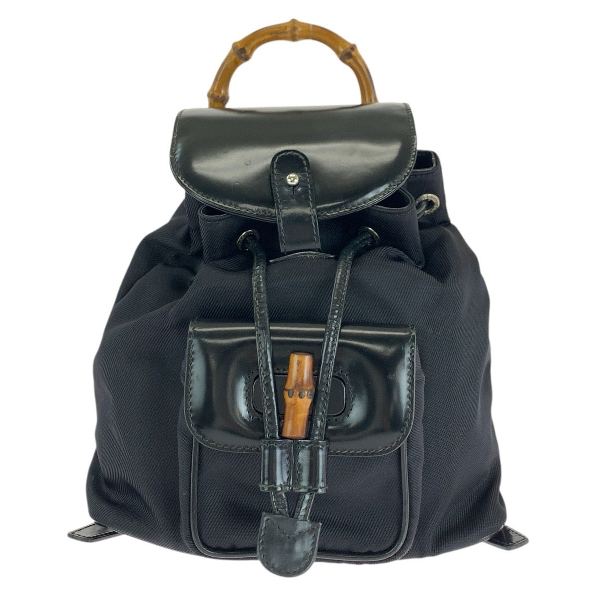 Gucci Bamboo Backpack Leather Backpack 13