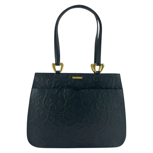 YSL Saint Laurent Yves 2Way Bag Leather Travel Bag