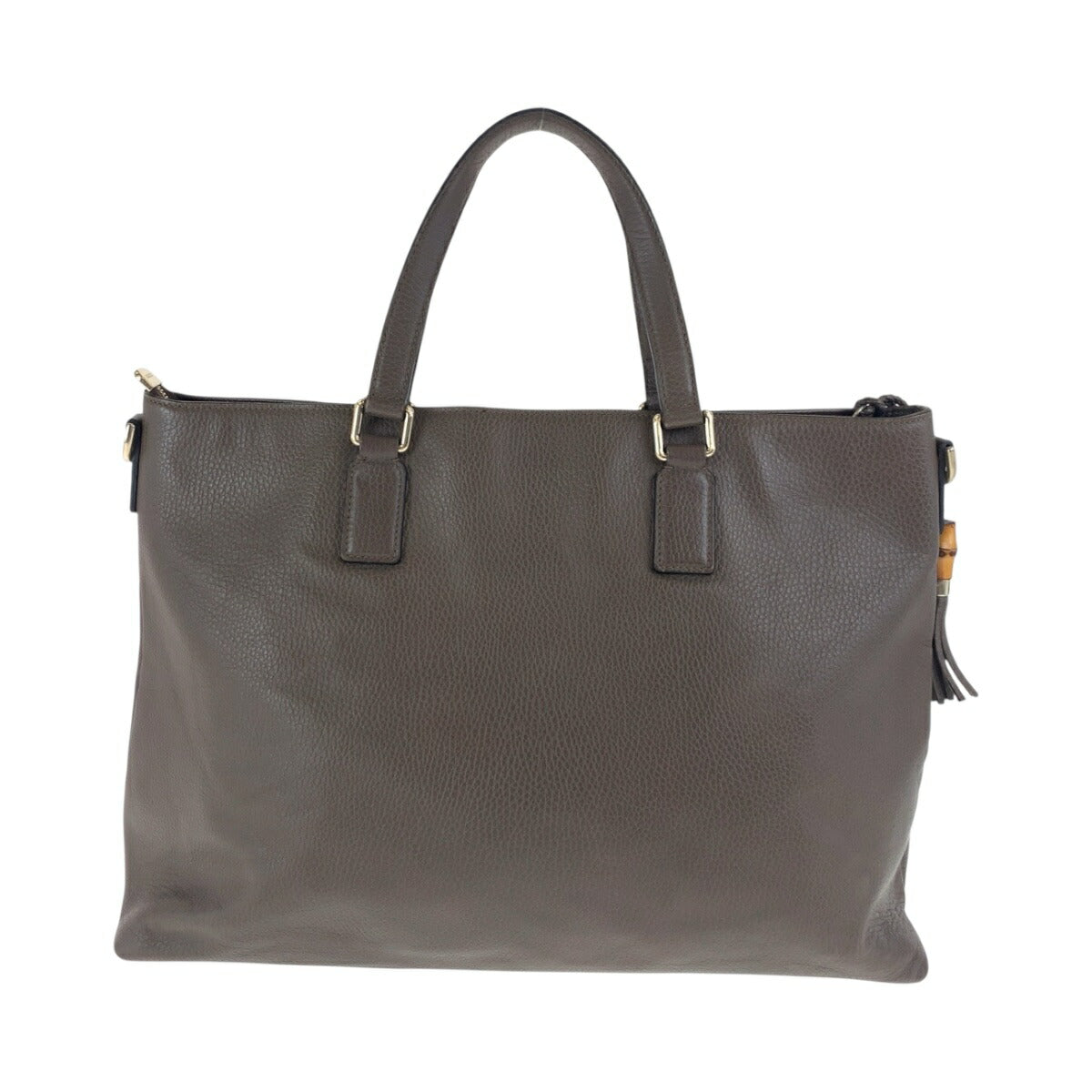 Gucci Bamboo 2Way Bag Leather Travel Bag Bag 7