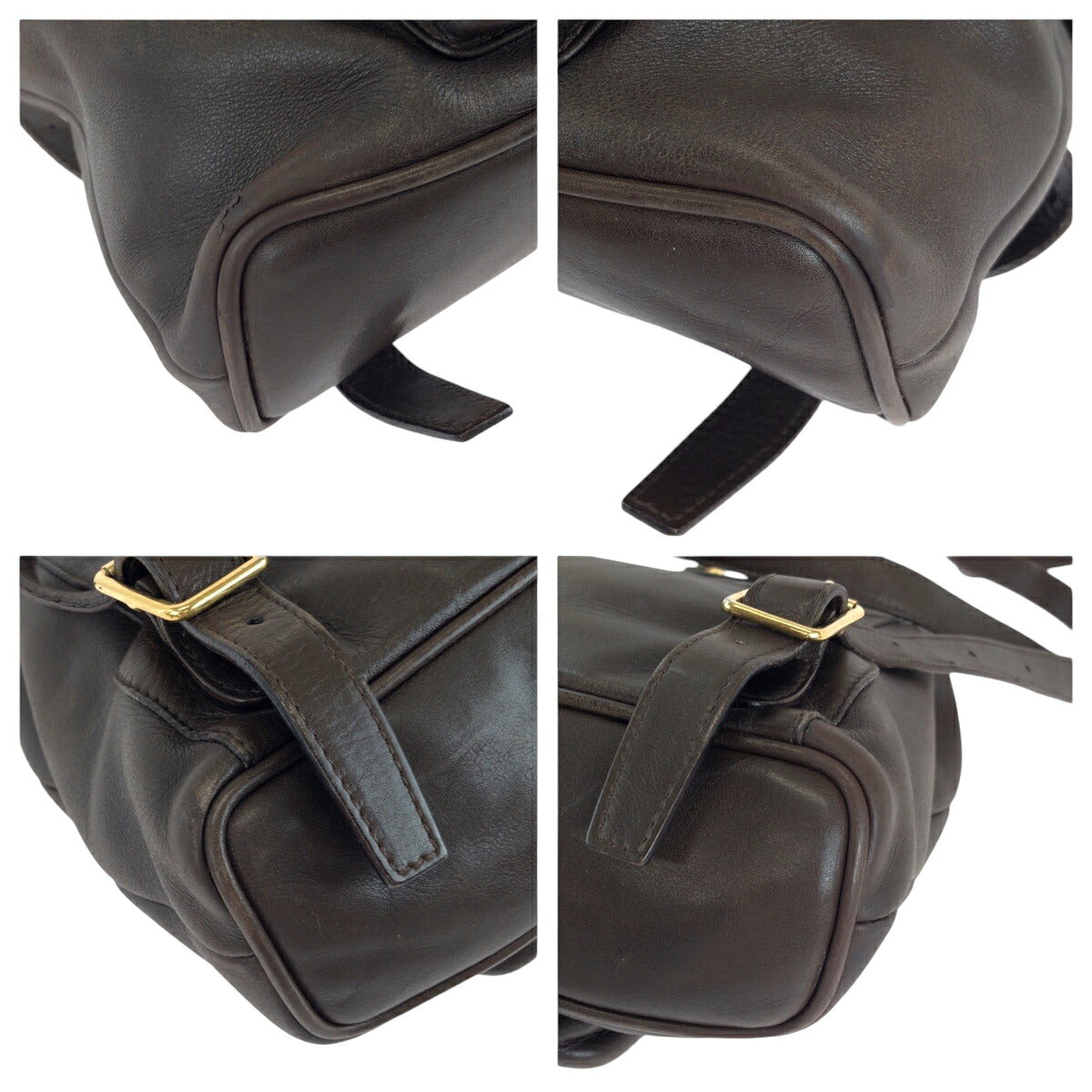 Gucci Bamboo Backpack Leather Backpack 14