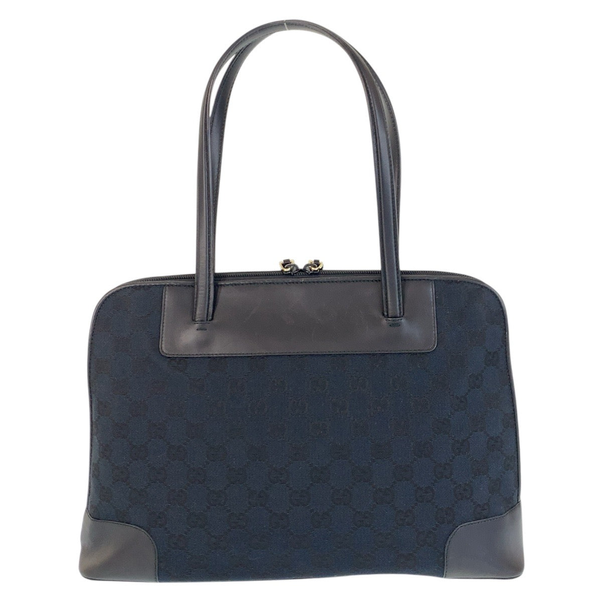 Gucci 2Way Bag Leather Canvas Travel Bag Bag 27