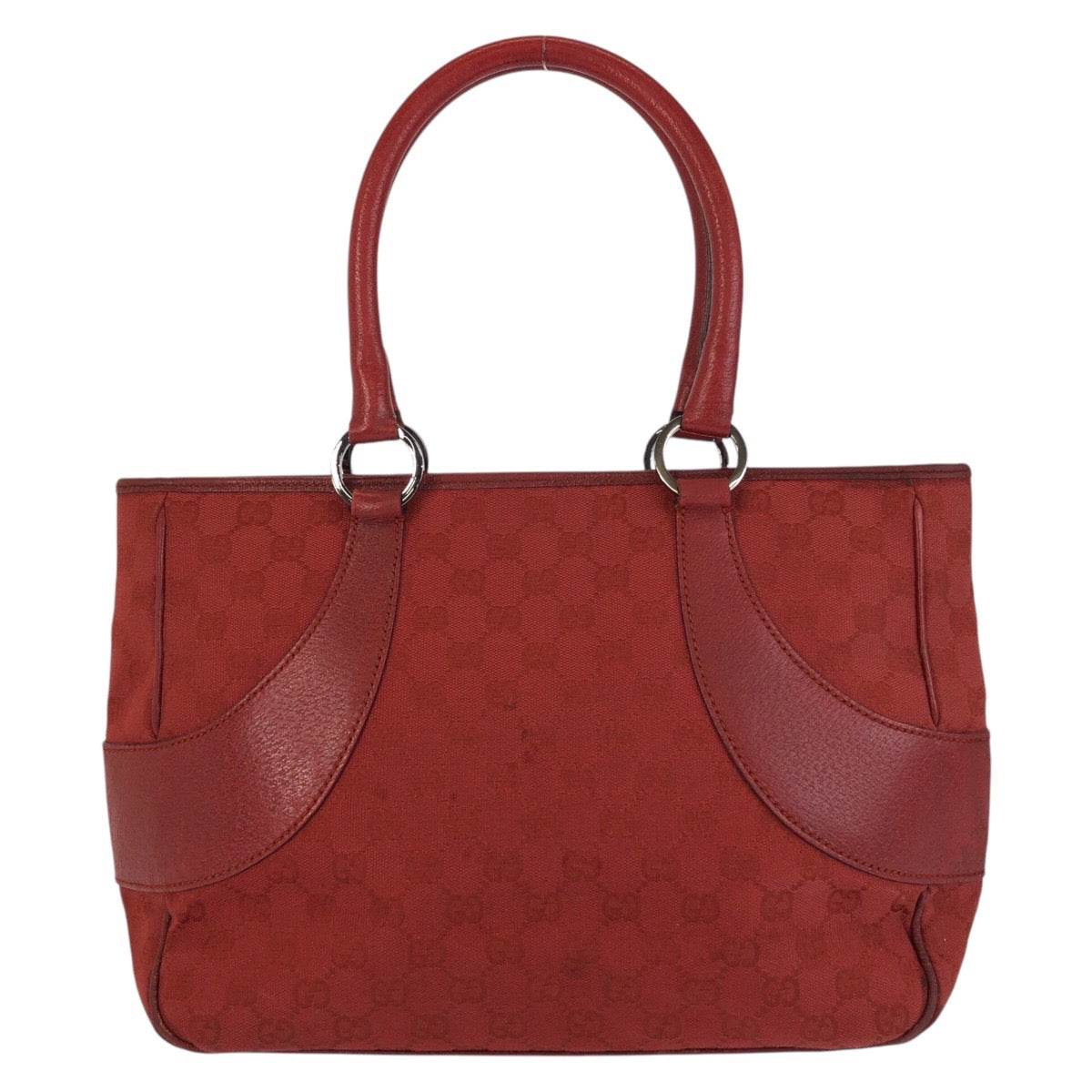 Gucci GG Canvas Red Tote Bag 3