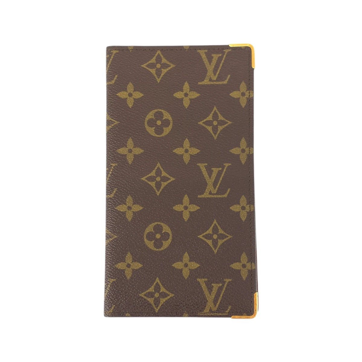 Louis Vuitton Long Purse PVC Monogram Brown Gold Wallet Case